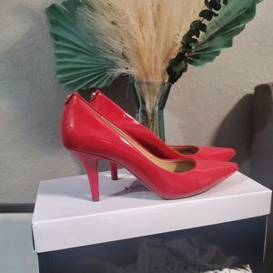 Red Patent Michael Kors Heels